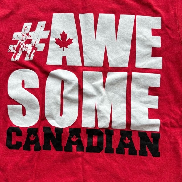 George Kids Canada Day  Tee Shirt Size 7/8 - Picture 3 of 4